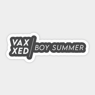 Vaxxed Boy Summer Sticker